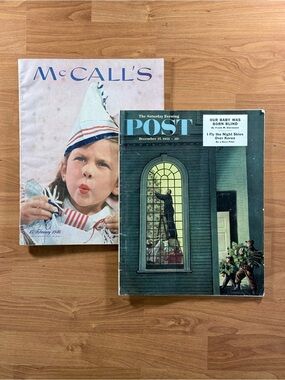 Mid-century Americana magazines - McCall’s and the Saturday Evening Post